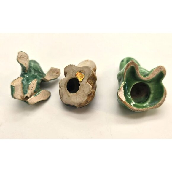 Ceramic Frog Collection Set Of 3 Vintage Figurines Collectibles je164 - Picture 4 of 12